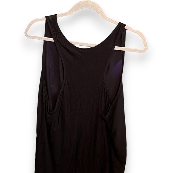 Dot's Black Sheer Front Tank with Gold Square Studs - Picture 2 of 6
